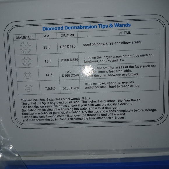 NEW IN BOX New Spa  Diamond Microdermabrasion Delux Skin Care Kit - Picture 5 of 15